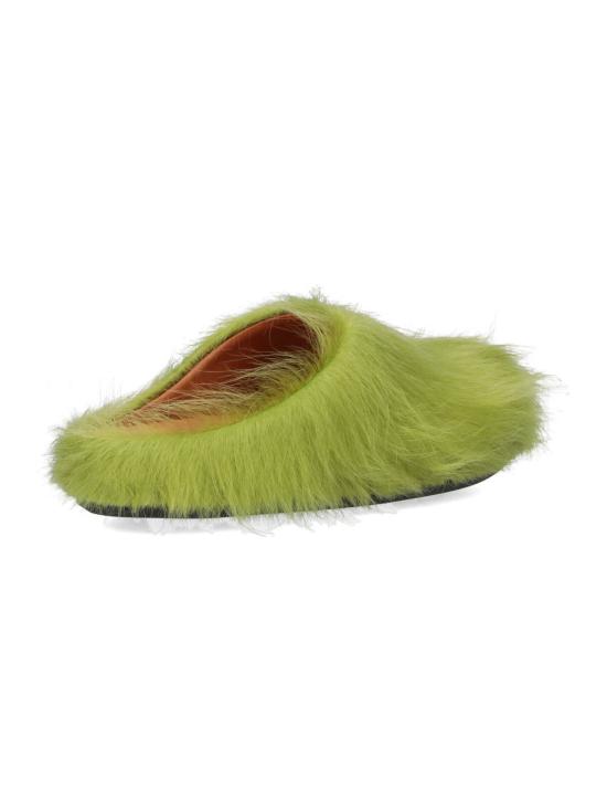  마르니 뮬/슬리퍼 마니 푸스벳 뮬스 그린 - MARNI