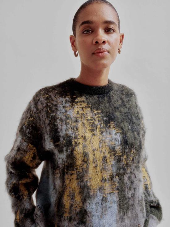  사야카 다비스 뉴욕 스웨터 사야카 데이비스 뉴욕 자카드 - SAYAKA DAVIS NEW YORK