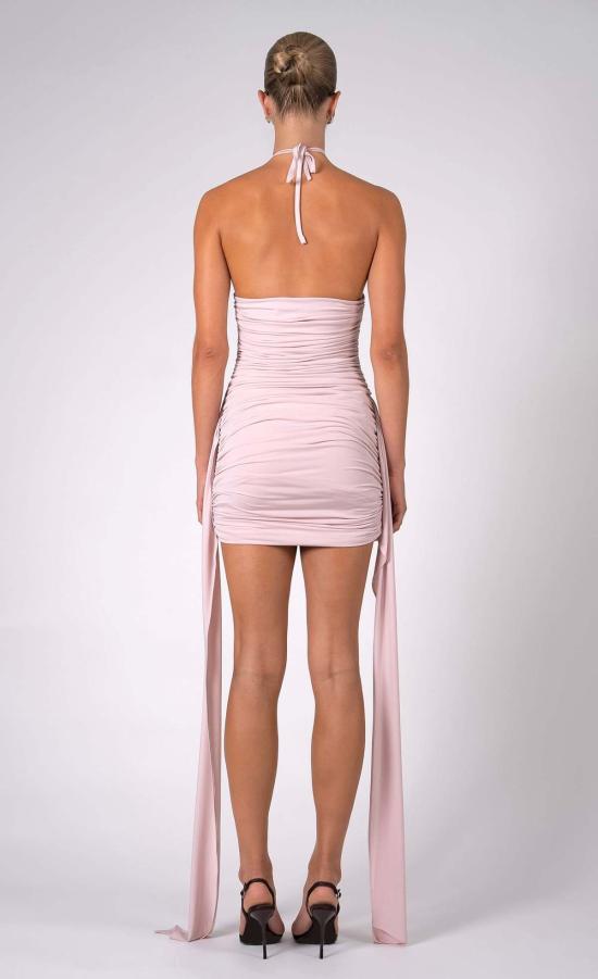  논살란트 레이블 숏 원피스 논샬랑 라벨 플로렌자 드레스 라이트 핑크 - NONCHALANT LABEL