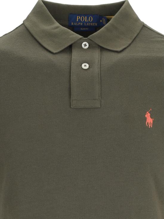  랄프 로렌 폴로 티셔츠 로고 자수 폴로 셔츠 (녹색) - RALPH LAUREN