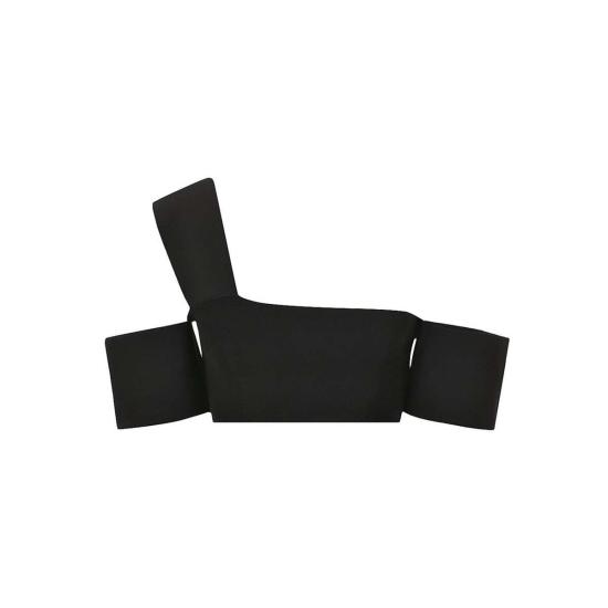  알렉산더 맥퀸 민소매 티셔츠 밴디지  블랙