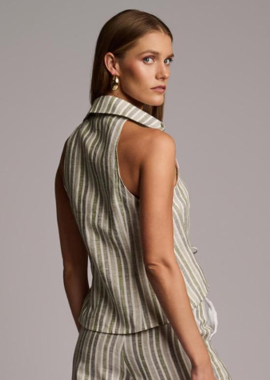  헤브론 베스트 슬론 스트라이프  세이지 스트라이프 - HEVRON