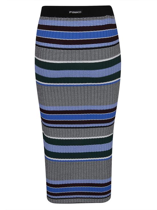 26SS 핑코 롱 스커트 106365 A355 Grey - PINKO