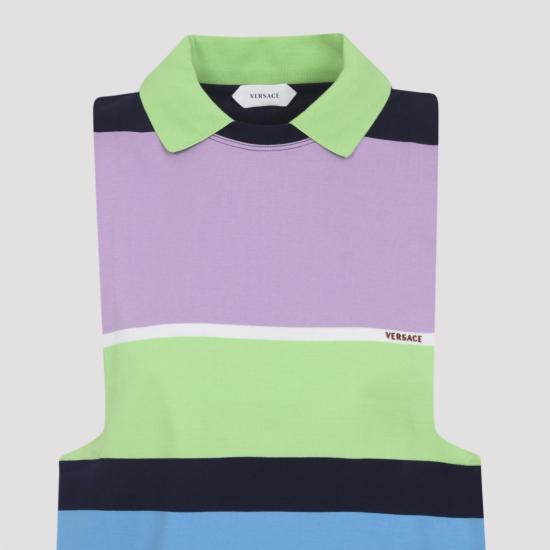 26SS 베르사체 폴로 티셔츠 1024508 1A17890 Black - VERSACE