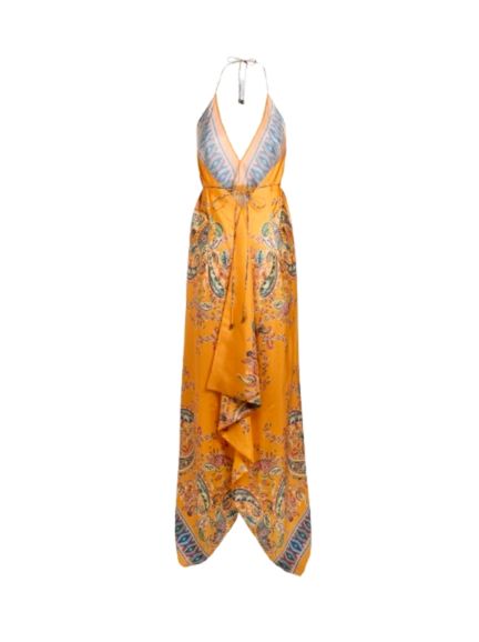 26SS 에트로 미디 원피스 WRPA0001AKF13 X0852 Orange - ETRO