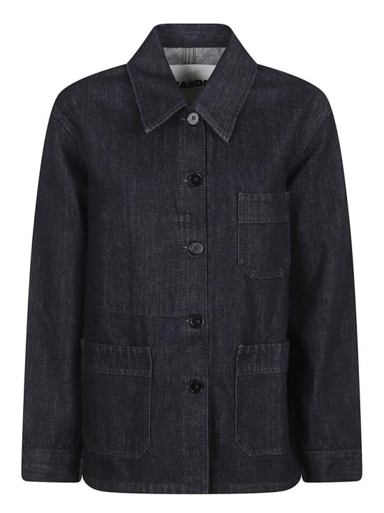 26SS 질샌더 데님 자켓 J02SW0051J45324010 Black