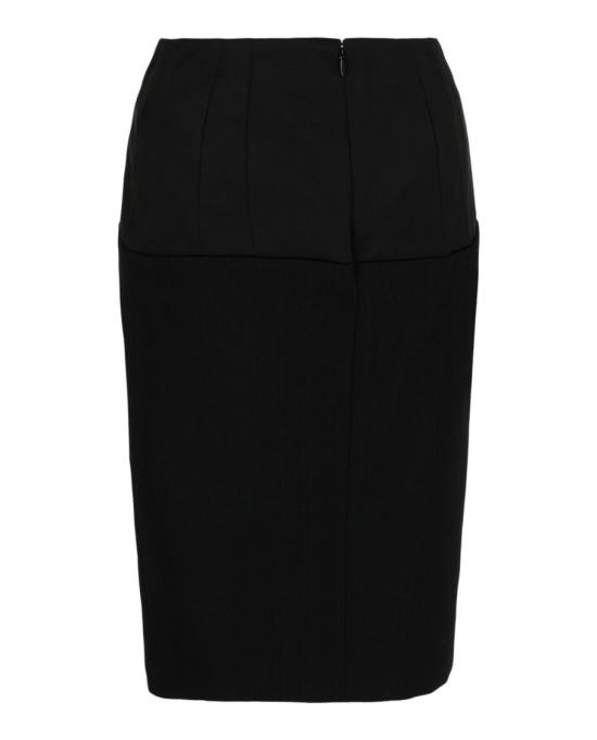  지방시 미디 스커트 BW40SA 15AZ 001 00002 36 Black - GIVENCHY