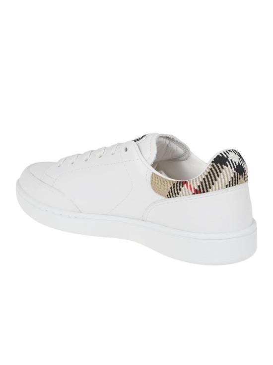 26SS 버버리 레더 세트 스니커즈 8118865 C4579 White - BURBERRY