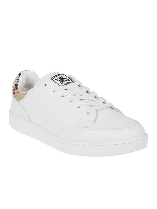 26SS 버버리 레더 세트 스니커즈 8118865 C4579 White - BURBERRY