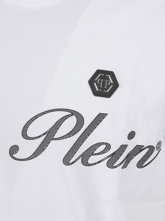 26SS 필립 플레인 반팔 티셔츠 MTK8880PJY002N01 White - PHILIPP PLEIN