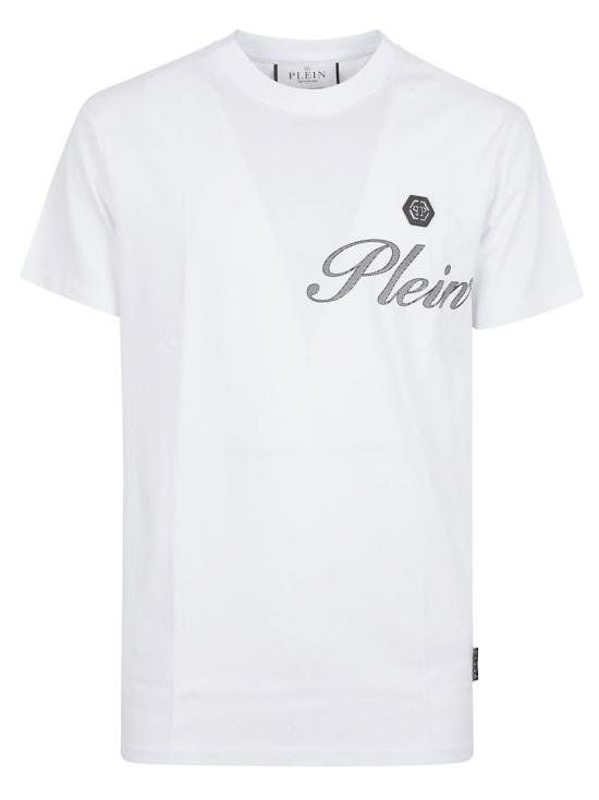 26SS 필립 플레인 반팔 티셔츠 MTK8880PJY002N01 White
