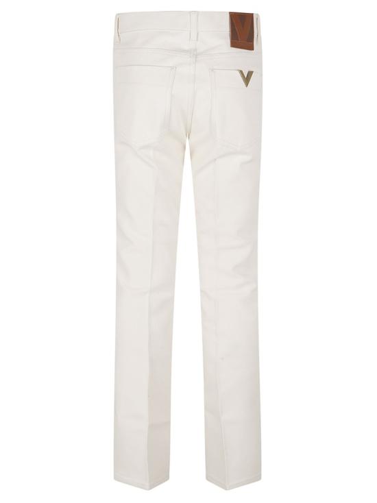 26SS 발렌티노 가라바니 스트레이트 팬츠 8B3DD21V9Y5 A03 White - VALENTINO GARAVANI