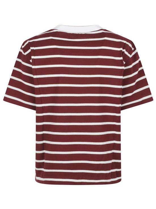 26SS 브루넬로 쿠치넬리 반팔 티셔츠 MQ984ES800 C7043 Red - BRUNELLO CUCINELLI