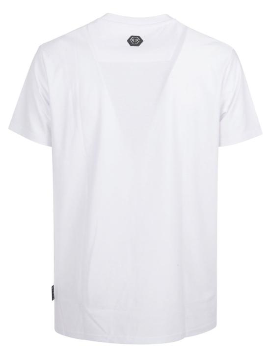 26SS 필립 플레인 반팔 티셔츠 MTK8885PJY002N01 White - PHILIPP PLEIN