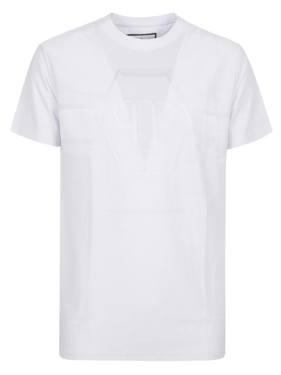 26SS 필립 플레인 반팔 티셔츠 MTK8885PJY002N01 White
