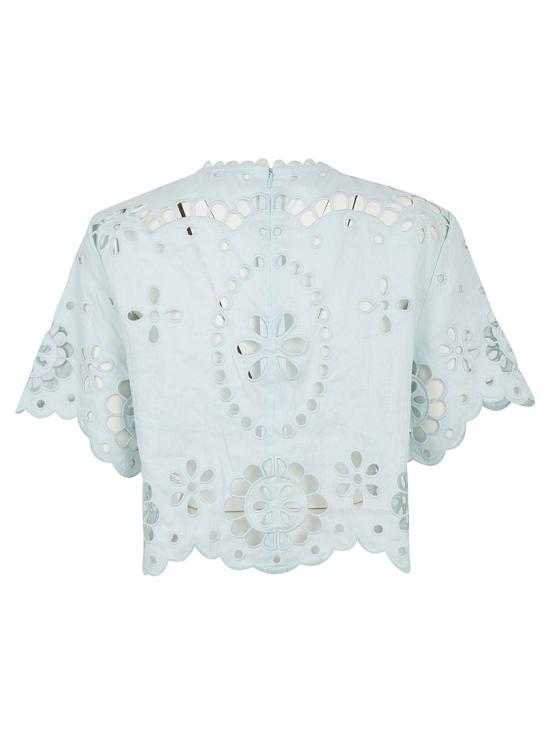 26SS 짐머만 블라우스 6196TRS261 White - ZIMMERMANN