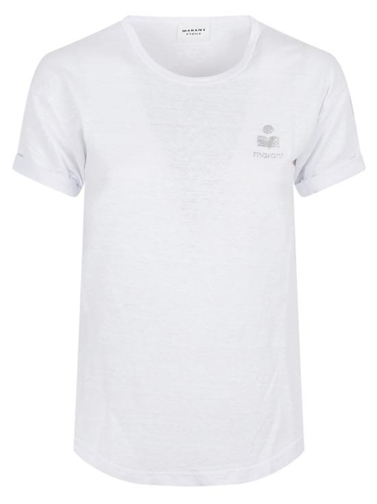 26SS 이자벨마랑에뚜왈 반팔 티셔츠 TS0315FBA1N10E20WH White