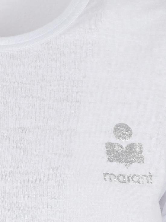 26SS 이자벨마랑에뚜왈 반팔 티셔츠 TS0315FBA1N10E20WH White - ISABEL MARANT ETOILE