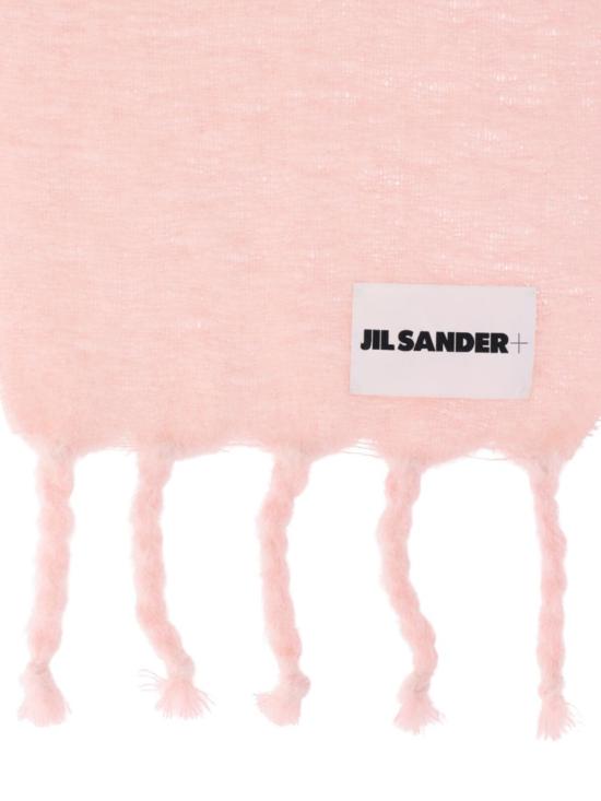 질샌더 머플러/스카프 질 샌더 모헤어 및 울 스카프 핑크 - JIL SANDER