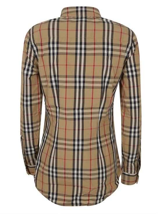 26SS 버버리 라프윙 체크 롱 슬리브 셔츠 8111847 Neutrals - BURBERRY