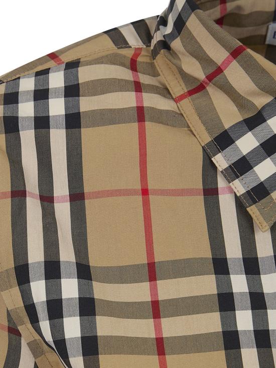 26SS 버버리 라프윙 체크 롱 슬리브 셔츠 8111847 Neutrals - BURBERRY