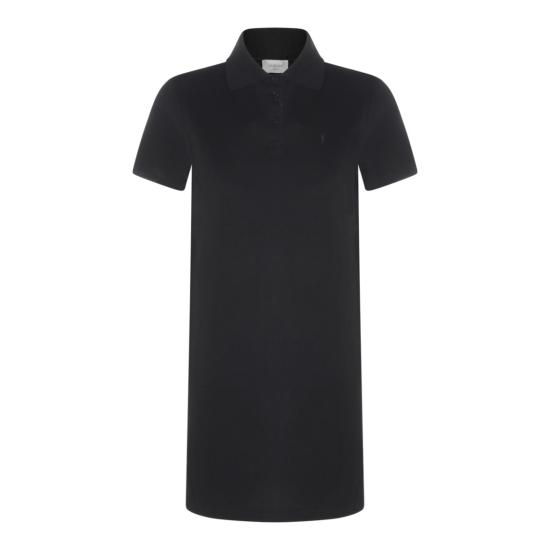 26SS 생로랑 미디 원피스 862599Y37ZE1000 Black