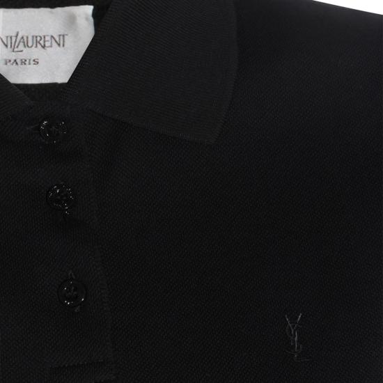 26SS 생로랑 미디 원피스 862599Y37ZE1000 Black - SAINT LAURENT