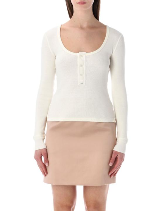 26SS 끌로에 긴팔 티셔츠 CH26SJH29185 Neutrals