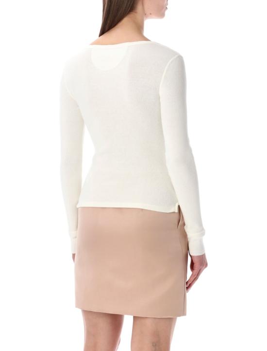 26SS 끌로에 긴팔 티셔츠 CH26SJH29185 Neutrals - CHLOE