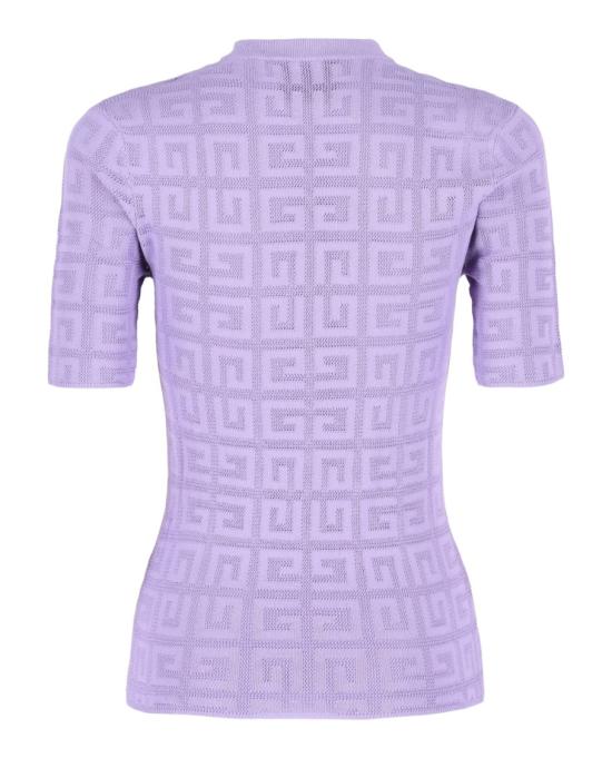  지방시 반팔 티셔츠 BW90FJ 4ZAQ 541 50093 L Purple - GIVENCHY