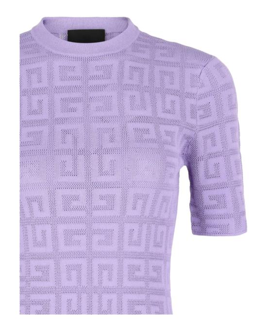  지방시 반팔 티셔츠 BW90FJ 4ZAQ 541 50093 L Purple - GIVENCHY