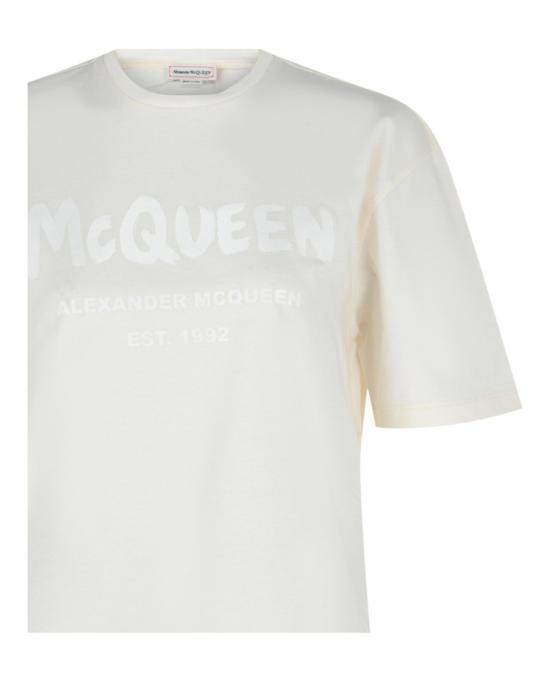  알렉산더 맥퀸 반팔 티셔츠 659729 QZAD3 0954 10002 36 White - ALEXANDER MCQUEEN
