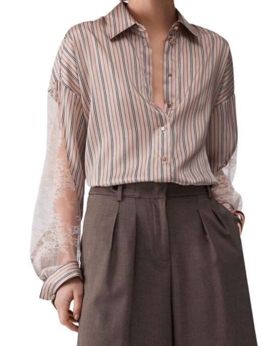 26SS 리우조 블라우스 CA6119 TS555 Neutrals - LIU JO