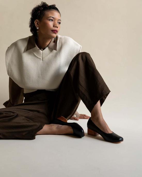  후마 블랑코 힐/펌프스 Huma Blanco Luisa 로우힐 힐 - HUMA BLANCO