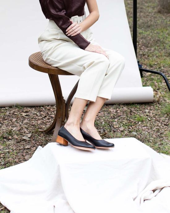  후마 블랑코 힐/펌프스 Huma Blanco Luisa 로우힐 힐 - HUMA BLANCO