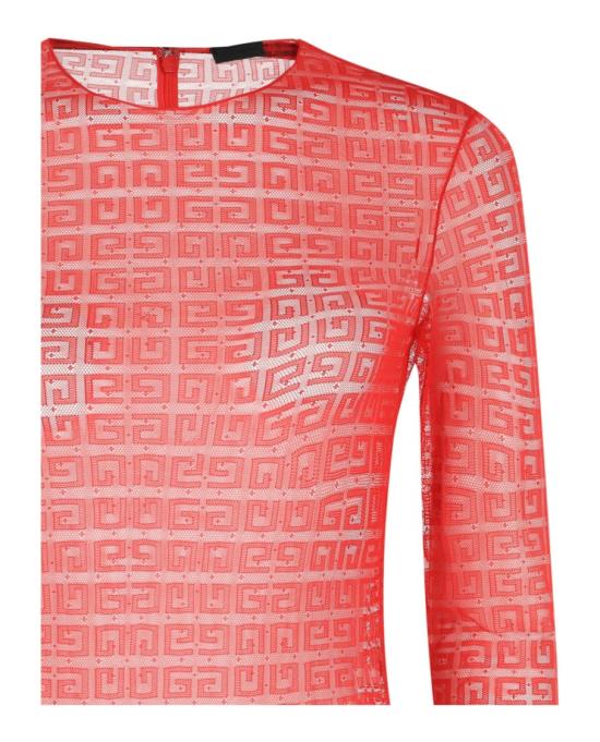  지방시 바디수트 티셔츠 BWB033 20ET 640 60210 L Burgundy - GIVENCHY