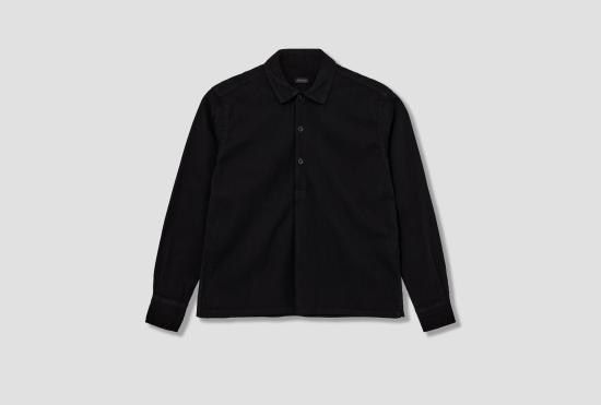 26SS CONKERS 긴팔 셔츠 나이트  - 오버다이드 블랙 SS-026-007B