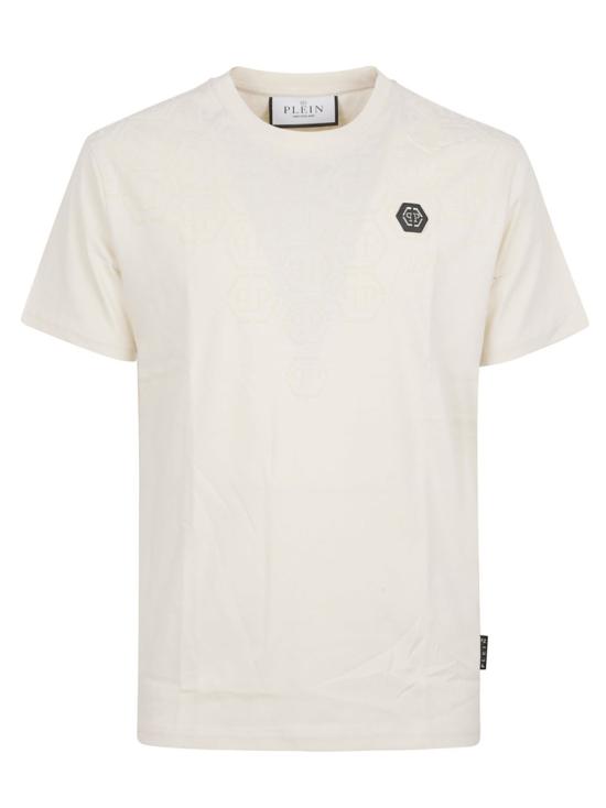 26SS 필립 플레인 반팔 티셔츠 MTK8682PJY002N06 Neutrals