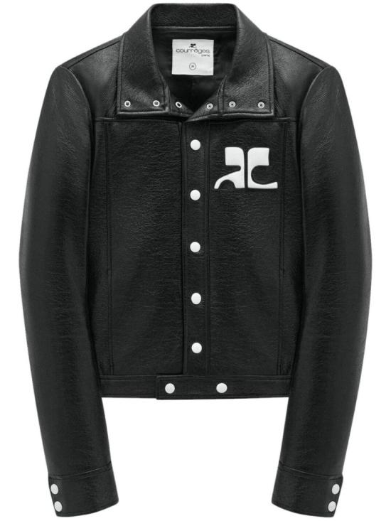 26SS 쿠레쥬 가죽 자켓 PERCBL017VY0014 9999 Black
