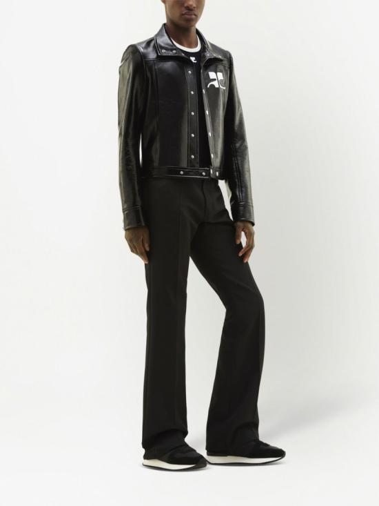 26SS 쿠레쥬 가죽 자켓 PERCBL017VY0014 9999 Black - COURREGES