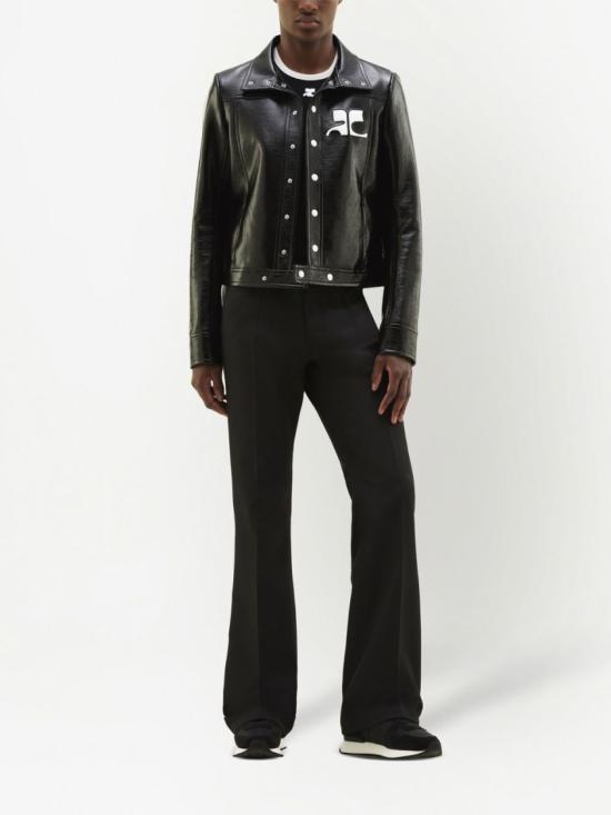 26SS 쿠레쥬 가죽 자켓 PERCBL017VY0014 9999 Black - COURREGES