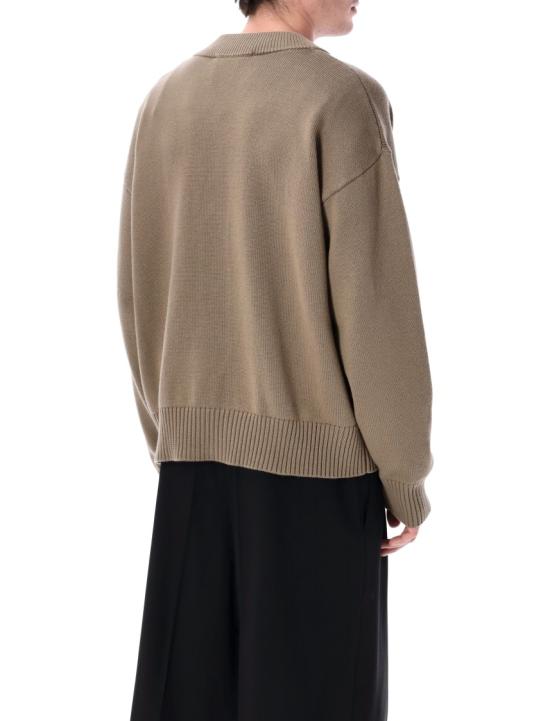 26SS 아미 울 드 하트 가디건 UKC380KN0156 Brown - AMI