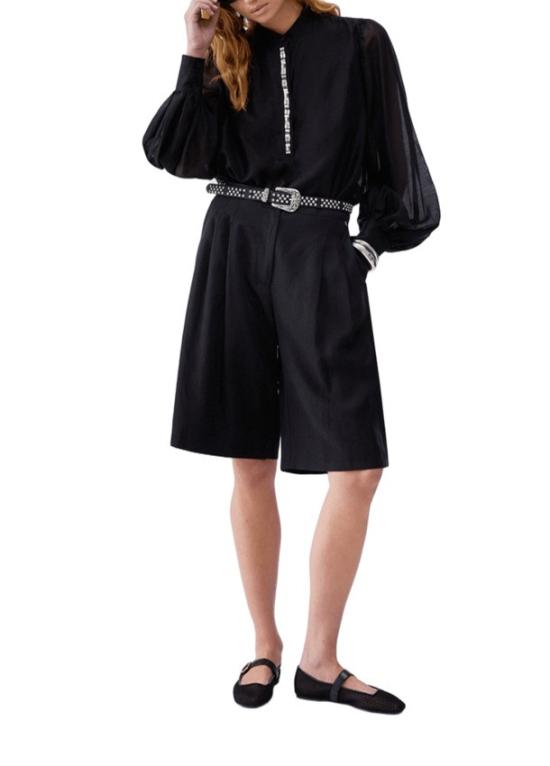 26SS 리우조 숏팬츠 WA6318 T4818 Black - LIU JO