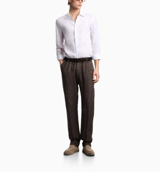  엠포리오 아르마니 긴팔 셔츠 EM000099 AF20550 002 White - EMPORIO ARMANI