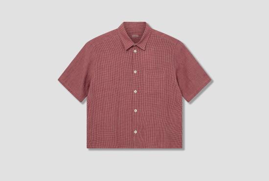 26SS CONKERS 반팔 셔츠 반팔 루즈핏 파머 셔츠 - 레든 SS-026-010A