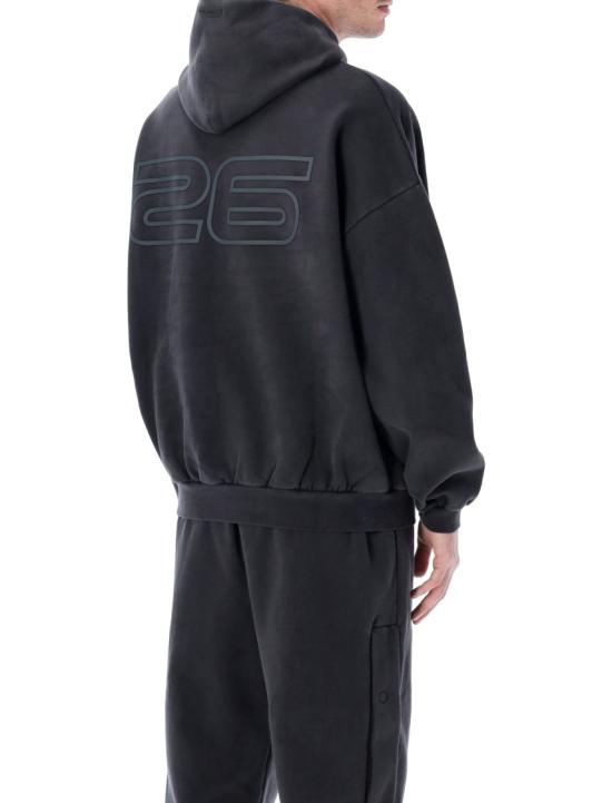 26SS 피어오브갓 후드 티셔츠 192HO256564F Black - FEAR OF GOD