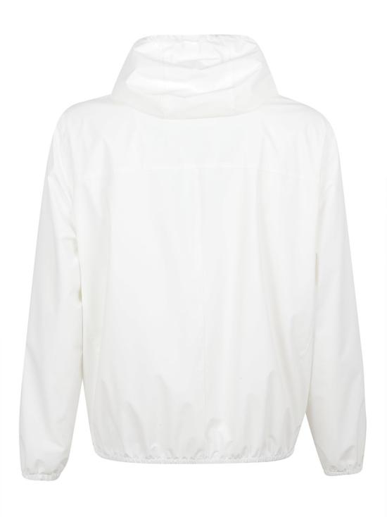 26SS 브루넬로 쿠치넬리 멤브레인 나일론 블루종 MM49A7440G C1085 White - BRUNELLO CUCINELLI