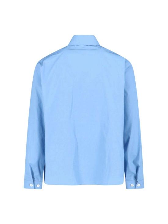  마르니 긴팔 셔츠 로고  라이트 블루 - MARNI