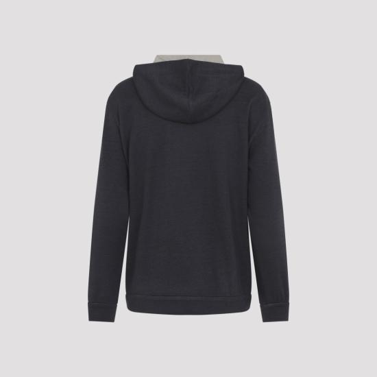 26SS 브루넬로 쿠치넬리 모닐리 지퍼루프 집업 MD828SB806 Black - BRUNELLO CUCINELLI