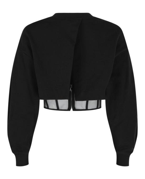  알렉산더 맥퀸 긴팔 티셔츠 702319 QLACN 1000 00002 36 Black - ALEXANDER MCQUEEN